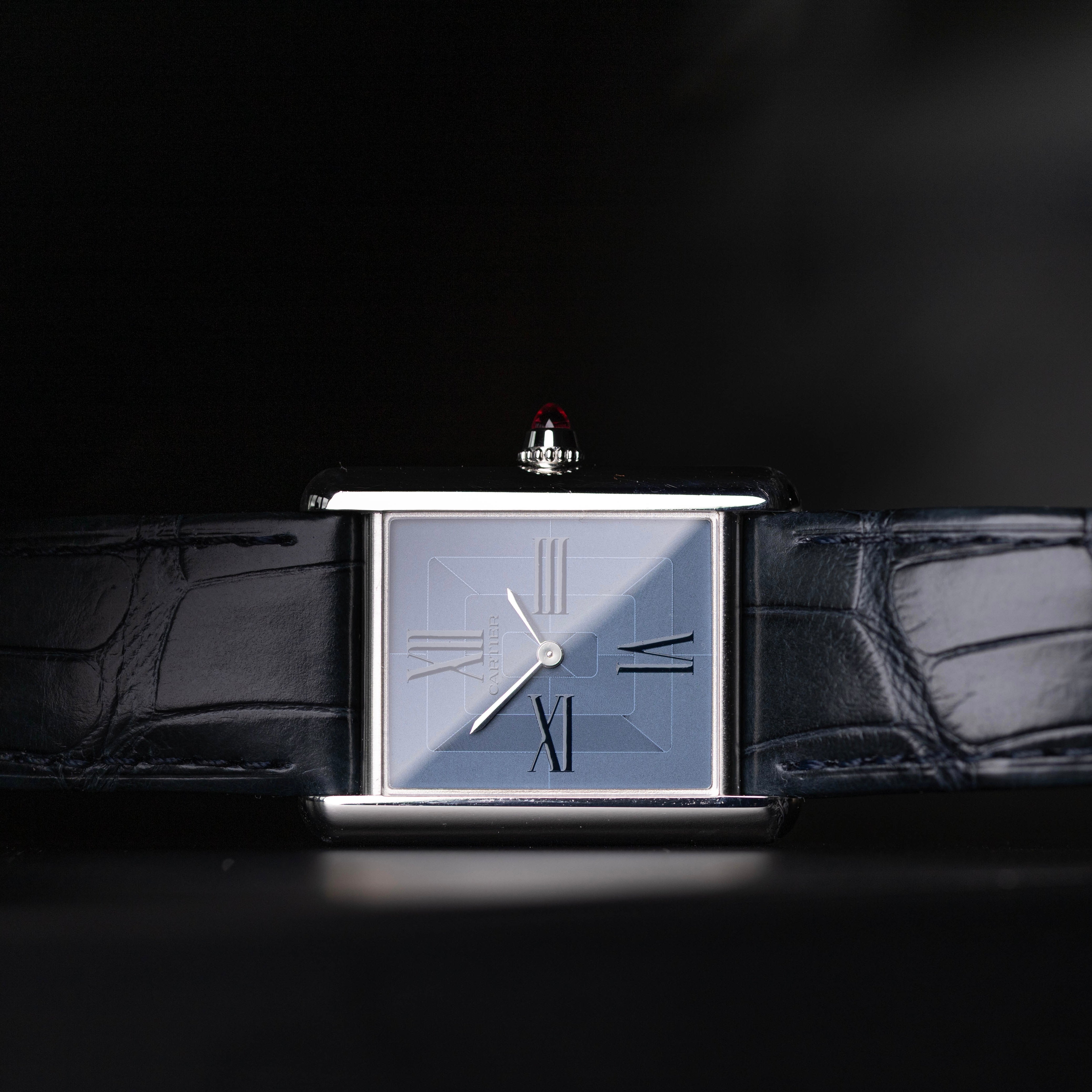 Cartier Tank Louis Large 'Europe Edition' Platinum